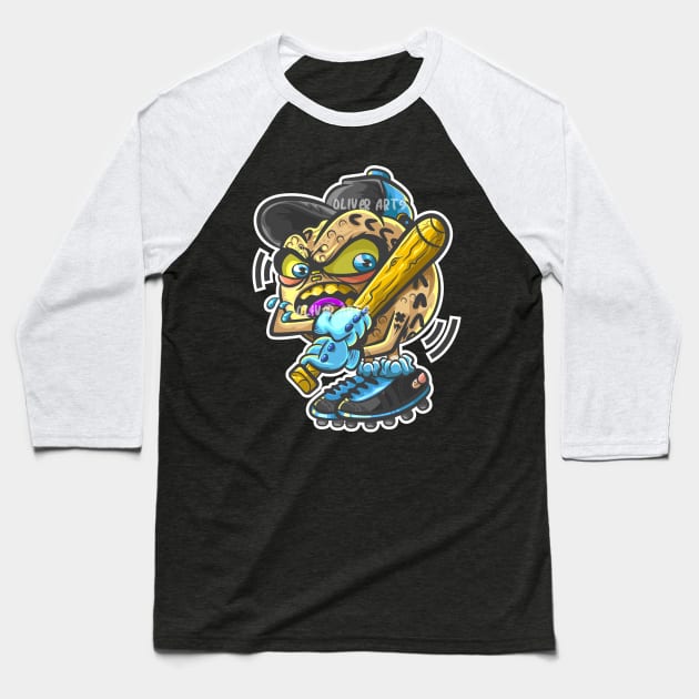 The Furious Baseball Ball Baseball T-Shirt by OLIVER ARTS